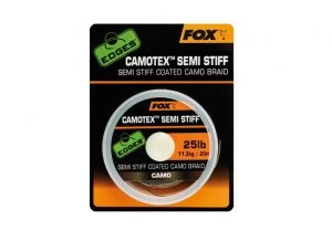 Fox Nadväzcová šnúrka Camotex Semi Stiff 20m